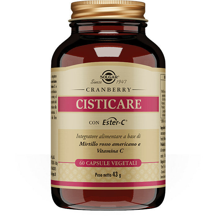 Solgar Cisticare Cranberry per il benessere delle vie urinarie 60 capsule vegetali-2