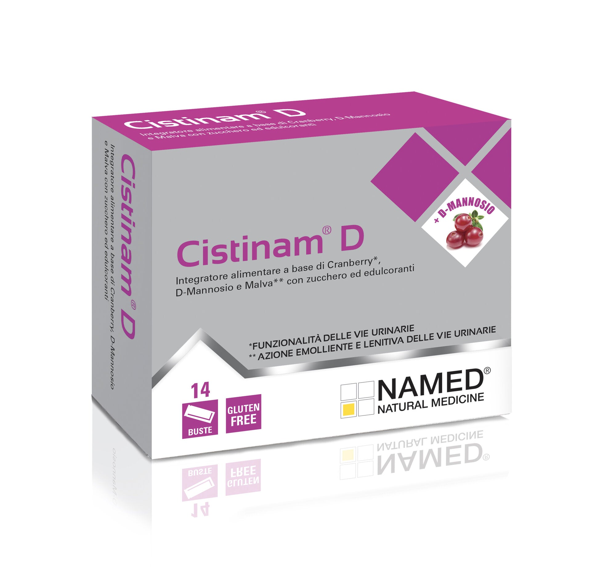 Named Cistinam D benessere delle vie urinarie 14 buste-2
