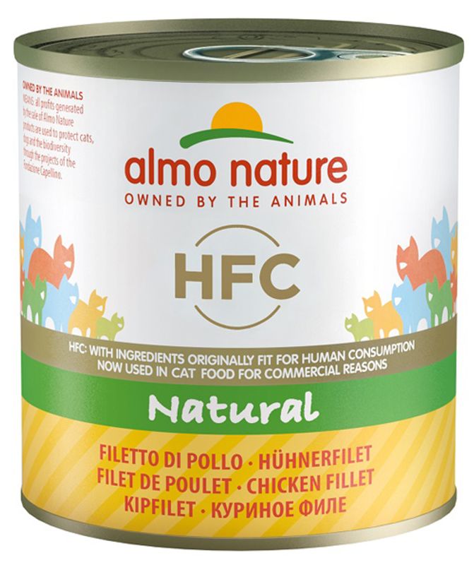 Almo Nature HFC Natural Filetto di Pollo alimento umido per gatti adulti 280g-1