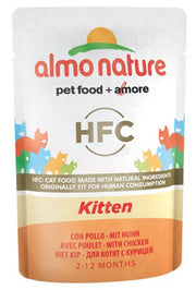 Almo Nature HFC Kitten Pollo alimento umido per gatti adulti 55g-1