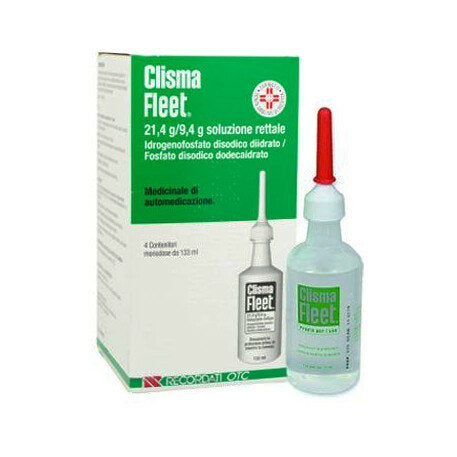Clisma Fleet Pronto uso 21,4g/9,4g soluzione rettale 4 contenitori monodose da 133ml-2