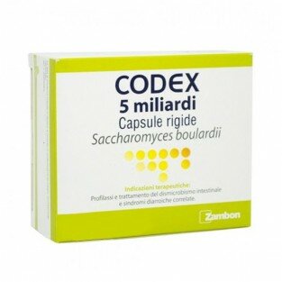 Codex 5 Miliardi Saccharomyces Boulardii capsule rigide 12 capsule-2