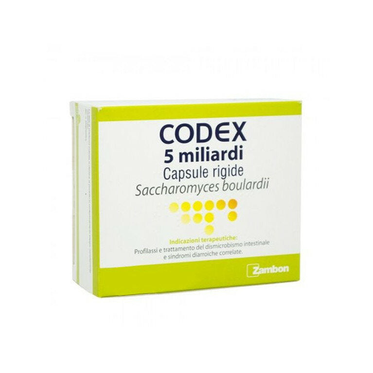 Codex 5 Miliardi Saccharomyces Boulardii 30 capsule rigide-2