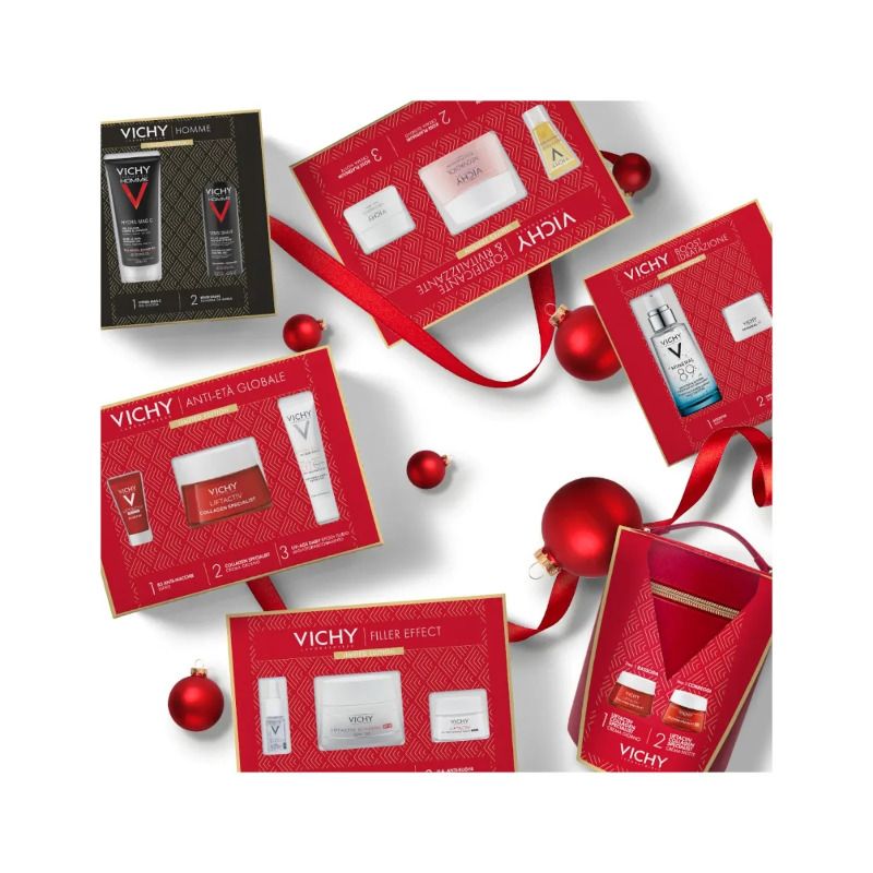 Vichy Cofanetto Regalo Natale Uomo Hydra Mag C Gel Doccia 200ml + Sensi Shave Schiuma da Barba 20ml-7