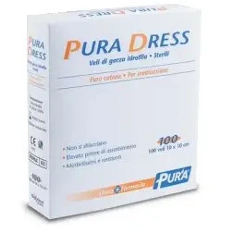 Pura Dress Garza Idrofila 10x10cm 100 Pezzi-1