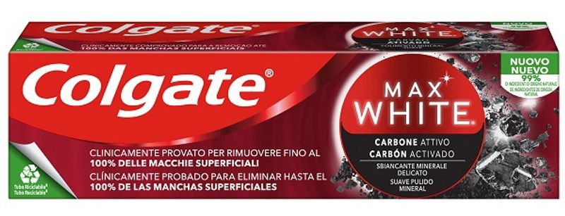 Colgate Max White Carbon dentifricio sbiancante 75ml-1