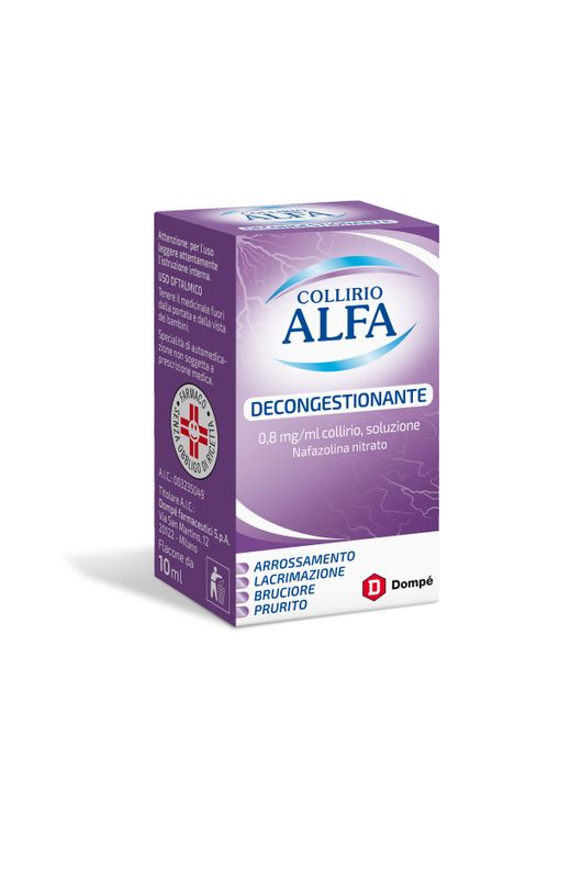 Collirio Alfa Decongestionante 0.8mg/ml collirio 10ml-2
