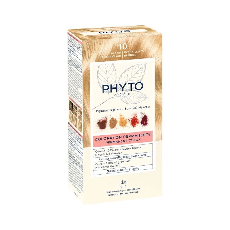 Phyto Phytocolor colorazione permanente per capelli n.10 Biondo Chiarissimo Extra-1