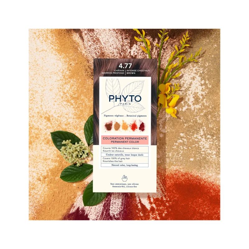Phyto Phytocolor colorazione permanente per capelli n.4.77 Castano Marrone Intenso-5