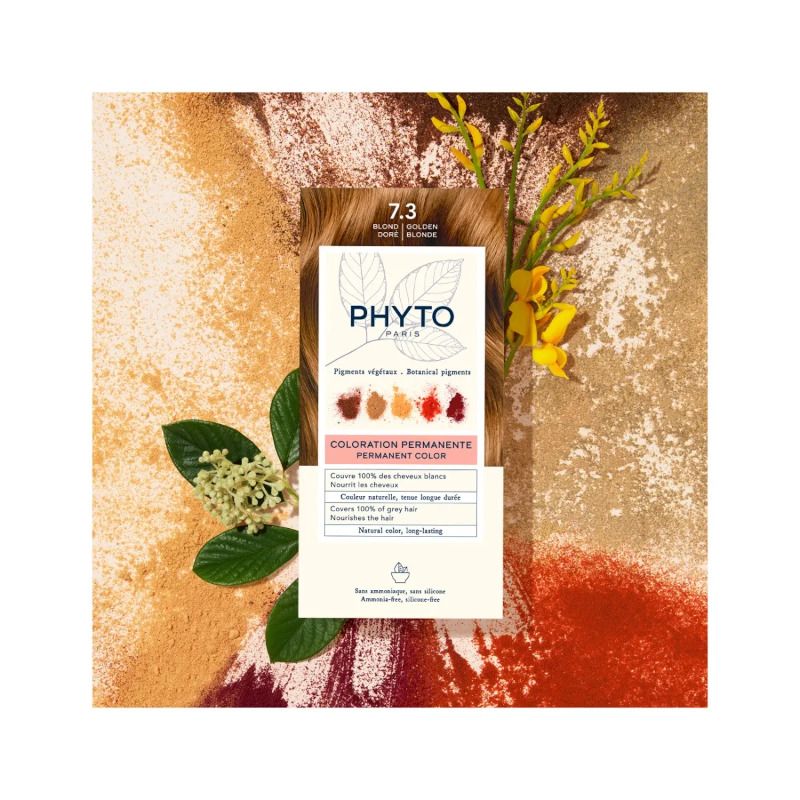 Phyto Phytocolor colorazione permanente per capelli n.7.3 Biondo Dorato-5