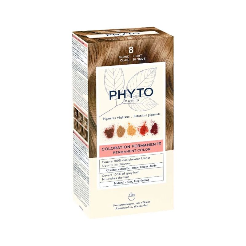 Phyto Phytocolor colorazione permanente per capelli n.8 Biondo Chiaro-1