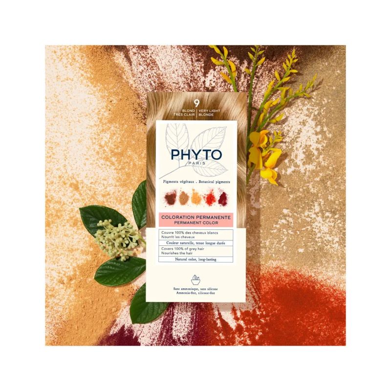 Phyto Phytocolor colorazione permanente per capelli n.9 Biondo Chiarissimo-5