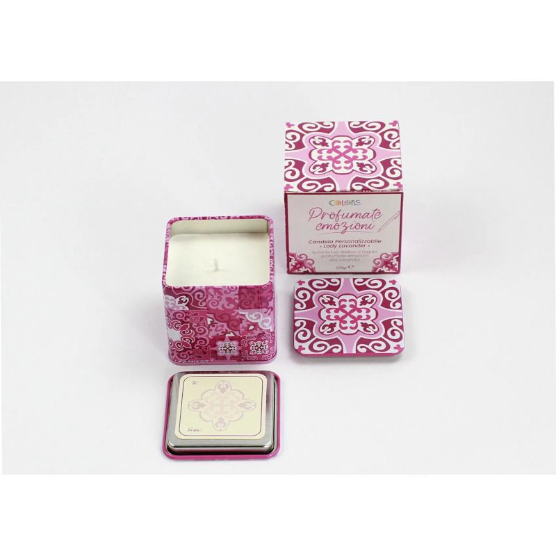 Colors Candela Profumata Personalizzabile Lady Lavander-1