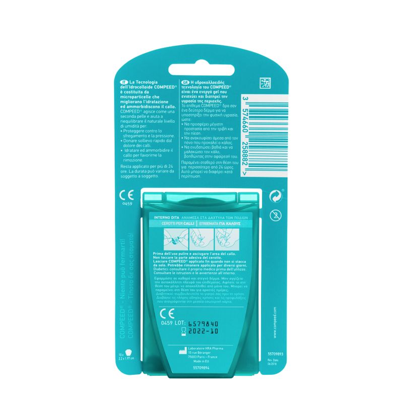 Compeed Cerotti per Calli interno dita 10 pezzi-2
