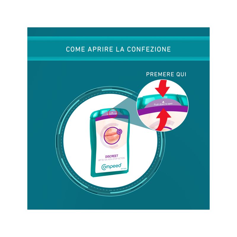 Compeed Herpes Cerotto Labiale trasparente 15 Cerotti-4