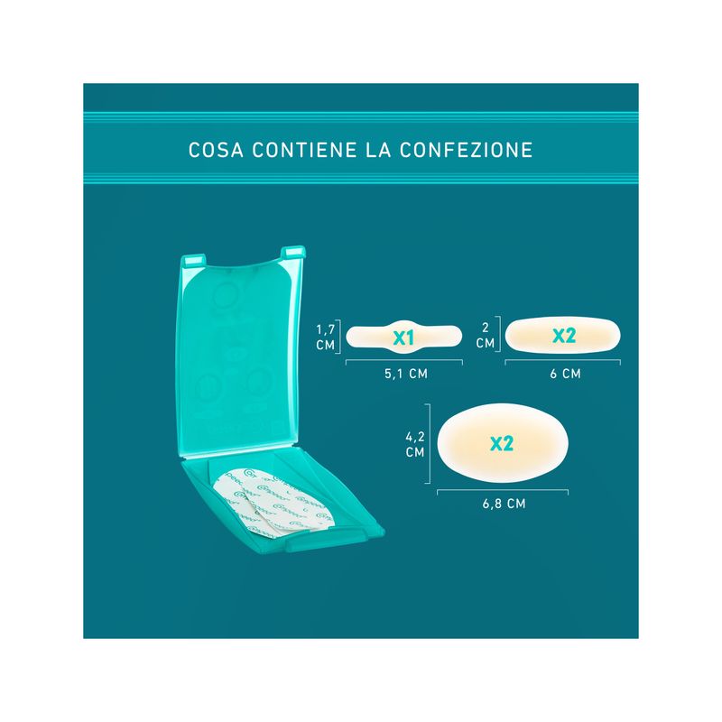 Compeed cerotti per vesciche formati misti 5 pezzi-5