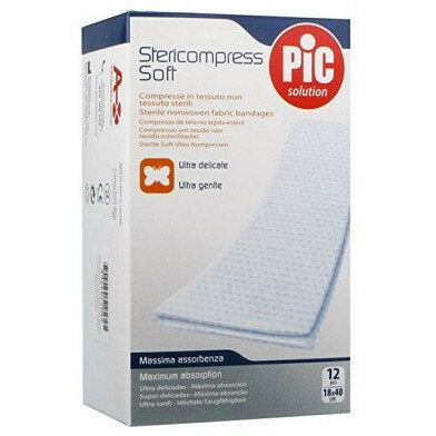 Pic Stericompress Soft compresse in tessuto non tessuto sterili 18x40 cm-2