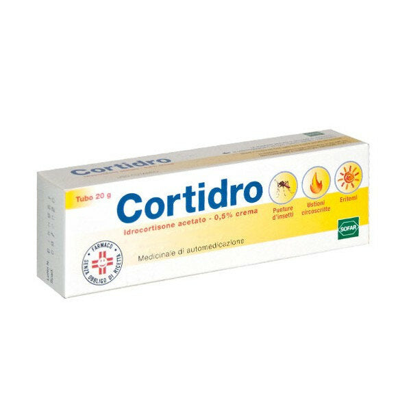 Cortidro Idrocortisone acetato 0,5% Crema 20g-2
