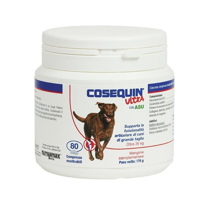 Cosequin Ultra Large Mangime Complementare Problemi Articolari Cani Taglia Grande 40 Compresse-1