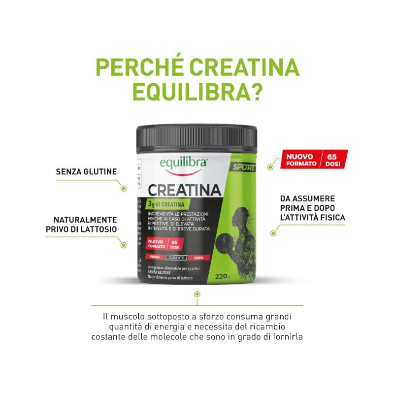 Equilibra Creatina Integratore 220g-3