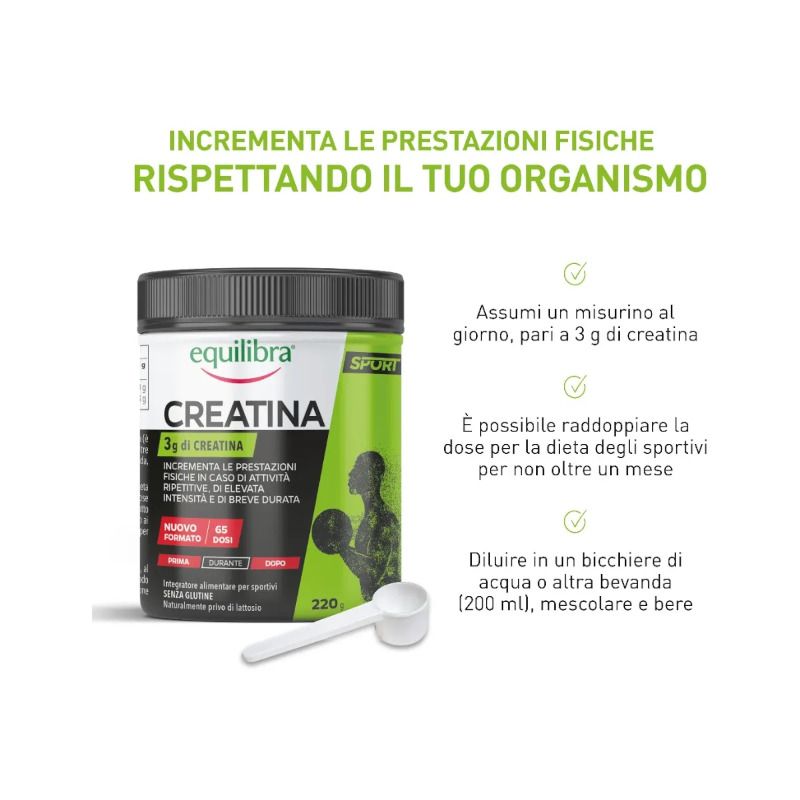 Equilibra Creatina Integratore 220g-4