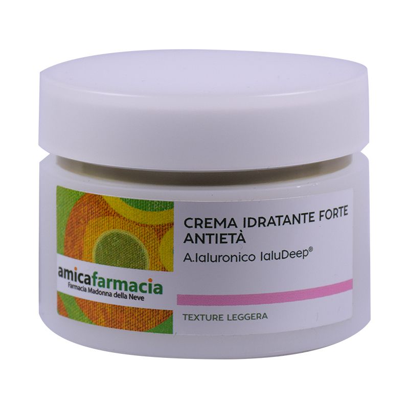Amicafarmacia Crema Idratante Forte Antietà con Acido Ialuronico texture leggera da 50ml-1
