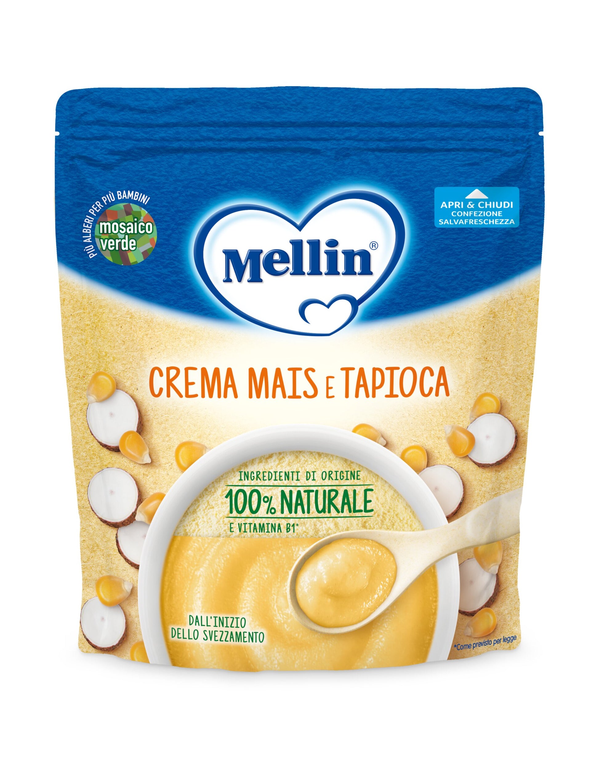 Mellin Crema Mais e Tapioca dall'inizio dello svezzamento 200g-2