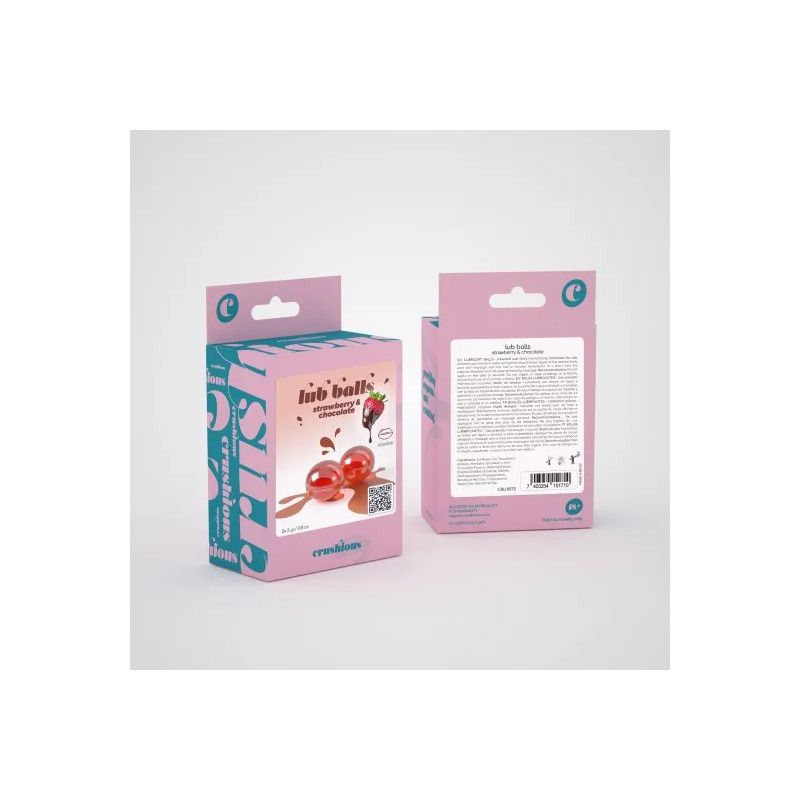 Crushious Lub Balls Palline Lubrificanti Gusto Di Fragola E Cioccolato-4
