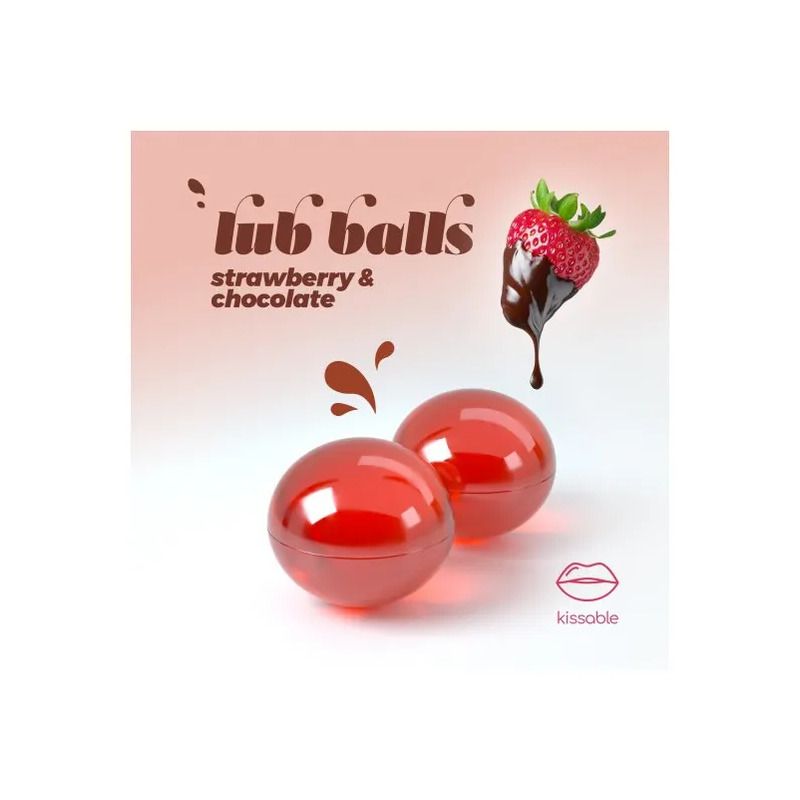 Crushious Lub Balls Palline Lubrificanti Gusto Di Fragola E Cioccolato-5
