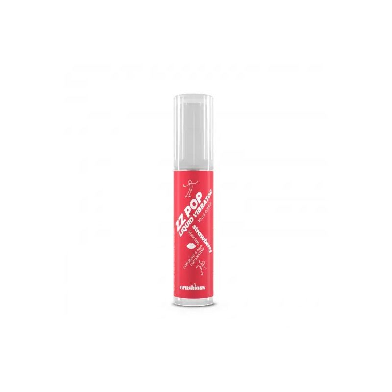 Crushious Vibratore Liquido ZZ Pop Fragola 10ml-1