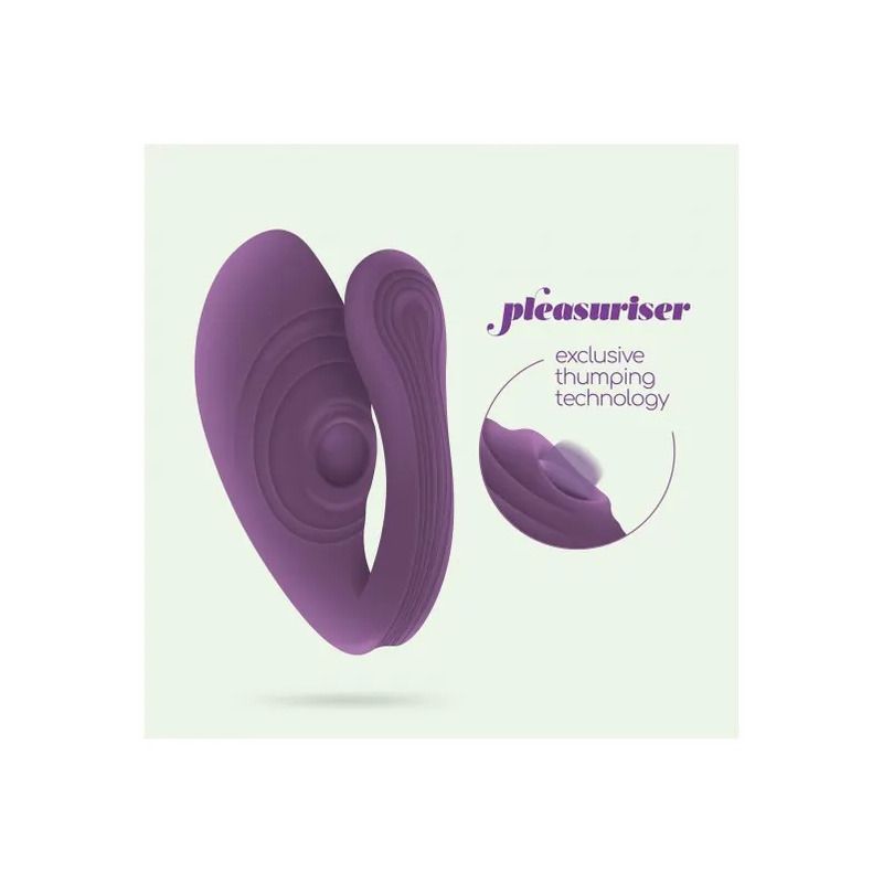 Crushious Vibratore Pleasuriser Ricaricabile con Telecomando e Lubrificante-8