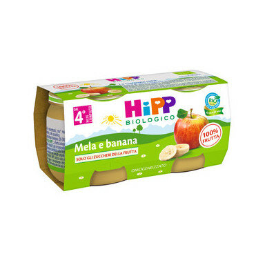 Hipp Bio omogeneizzato mela e banana 2x80g-2