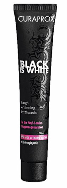 Curaprox Black Is White dentifricio sbiancante 90ml-1