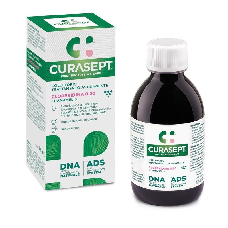 Curasept Collutorio ADS + DNA trattamento astringente 200ml-1