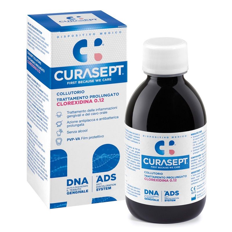 Curasept Collutorio Trattamento Prolungato Clorexidina 0.12% 200ml-1