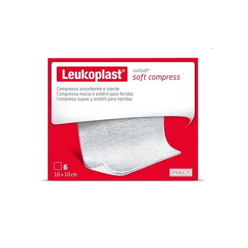 Cutisoft Garza Idrofila Compressa Tessuto Non Tessuto 10x10cm 6 Pezzi-1