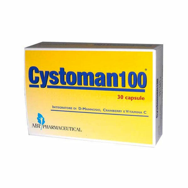 Cystoman 100 integratore alimentare utile per l'apparato urinario 30 compresse-2