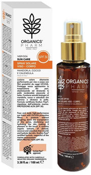 Organics Pharm Spray Solare Viso/Corpo 100ml SPF30-1