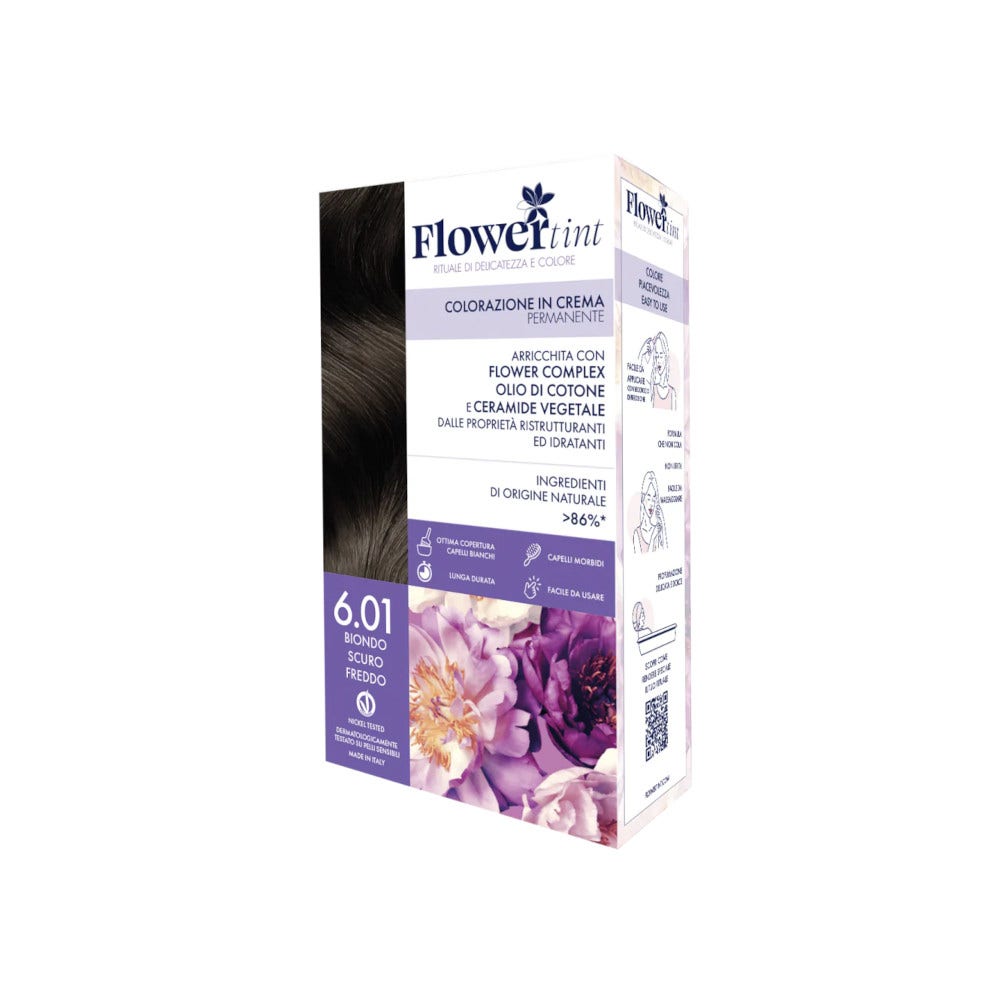 Flowertint Colorazione In Crema Permanente Colore 6,01 Biondo Scuro Freddo-1