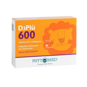 D3Più 600 integratore di vitamina D3 45 compresse sublinguali aroma cioccolato-1