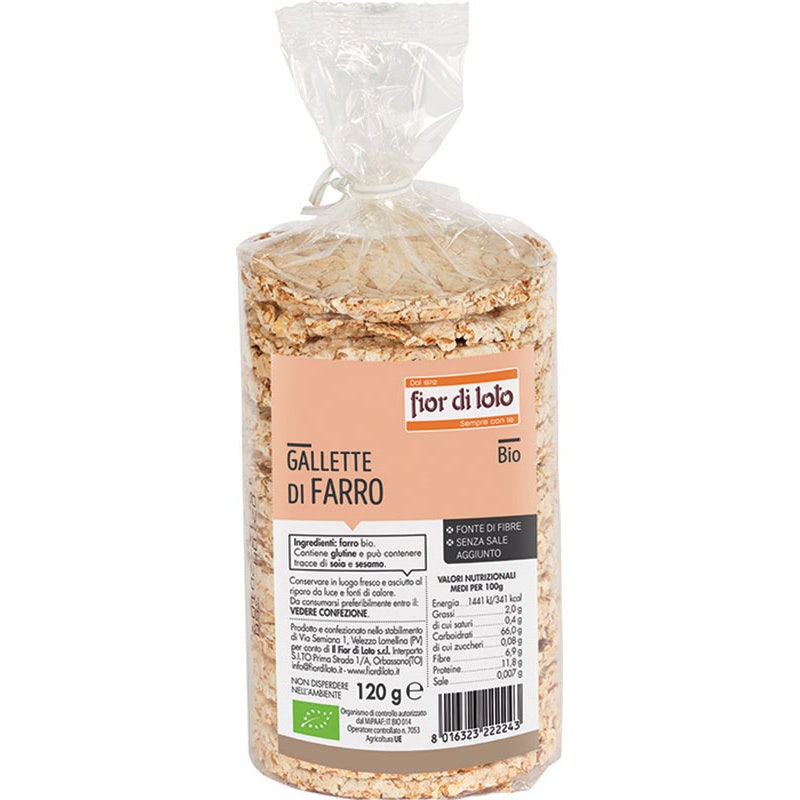 Fiori Di Loto Gallette Di Farro 120g-1
