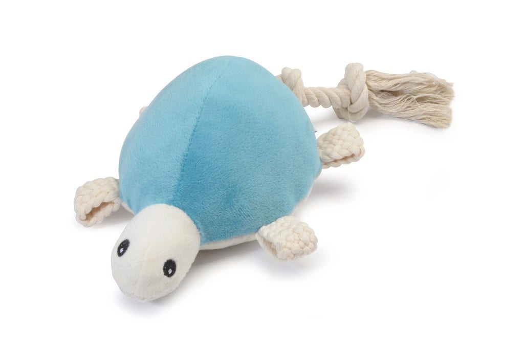 Camon Gioco Per Cani Peluche Tartaruga Con Squeaker E Corda-1