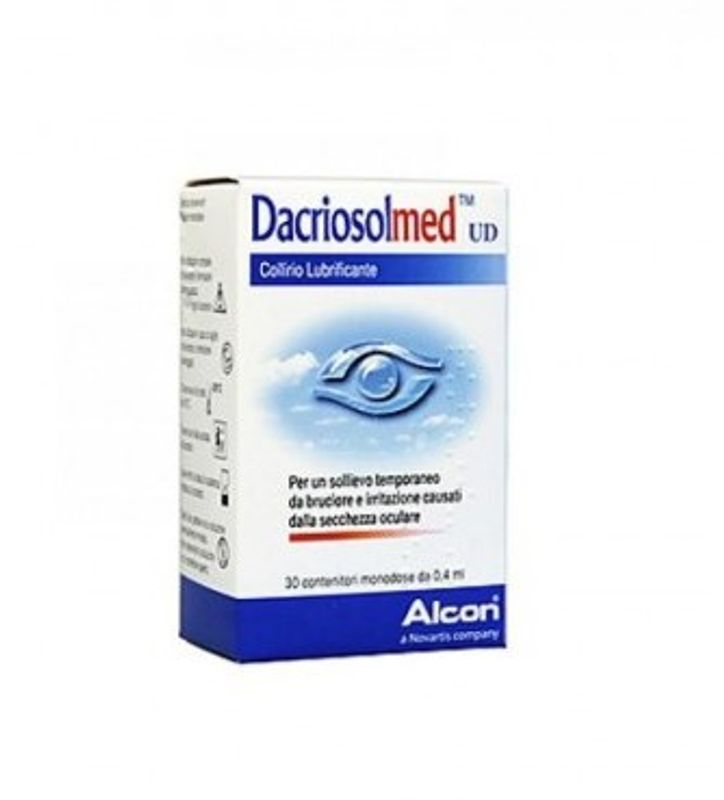 Dacriosolmed UD Collirio Lubrificante trattamento per l'occhio secco 30 flaconi monodose da 0,4ml-1