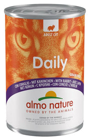 Almo Nature Daily Menu Coniglio alimento umido per gatti adulti 400g-1