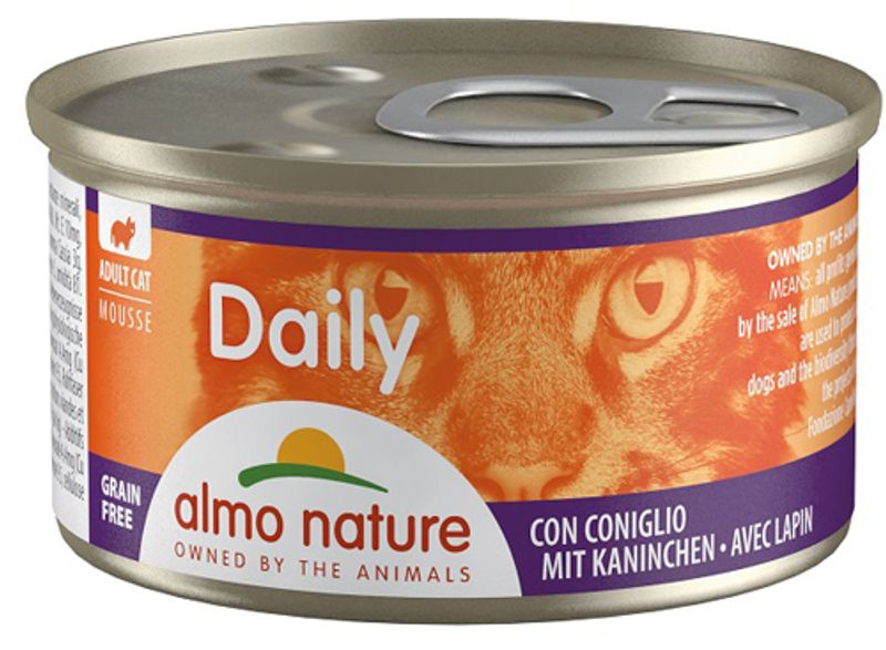 DAILY MENU CATS C/CONIGLIO 85G-1