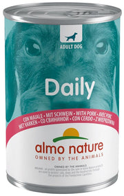Almo Nature Daily Maiale alimento umido per cani adulti 400g-1
