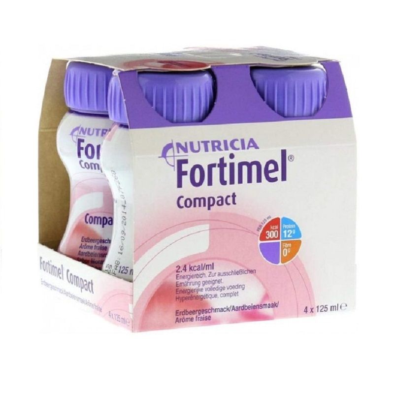 Danone Nutricia Fortimel Compact Protein frutti rossi rinfrescanti 4x125ml-1
