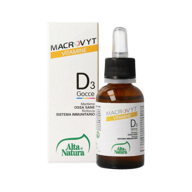 Alta Natura Macrovyt Vitamine D3 Vegetale Gocce mantiene ossa sane 30ml-2