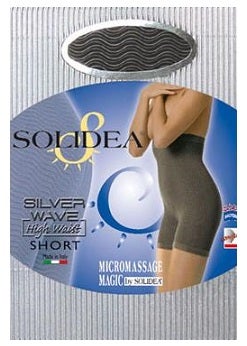 Solidea Silver Wave High Waist Short Colore Nero Taglia 4 - XL-1