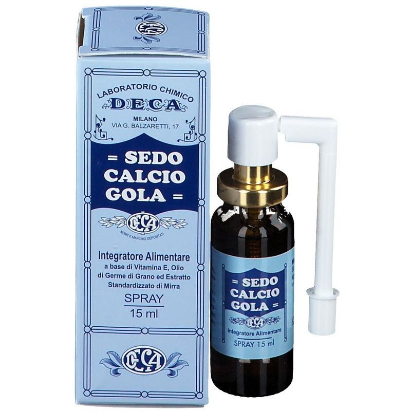 Deca Sedo Calcio Gola Spray favorisce la funzionalità della mucosa 15ml-1